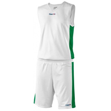 Arkansan Basketball Outfit White Green