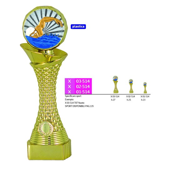 Neutral Plastic Trophy