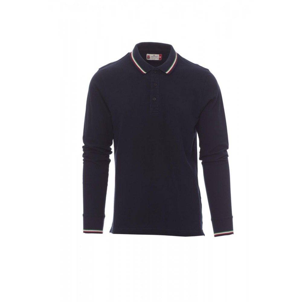 Cotton Polo M. Long Aviation