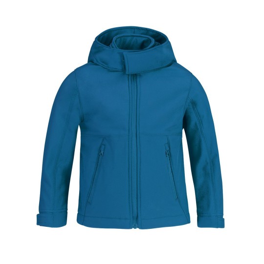 Giubbino Soft Shell Bimbo Con Cappuccio