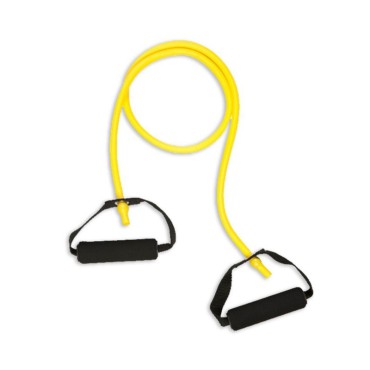 Latex elastic band with yellow handles