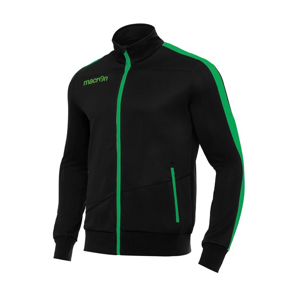 Giacca Full Zip Opi col. Black/Green