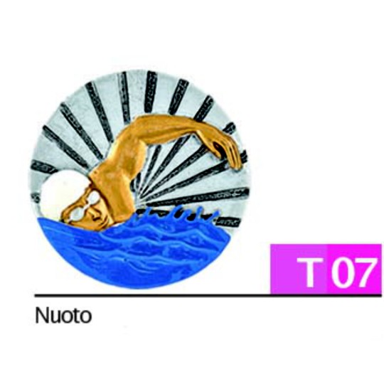 Swimming Disc Diam. 7 cm for Trophies