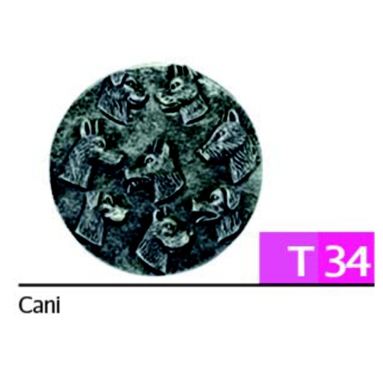 Disco Cani Diam. 7 cm per Trofei