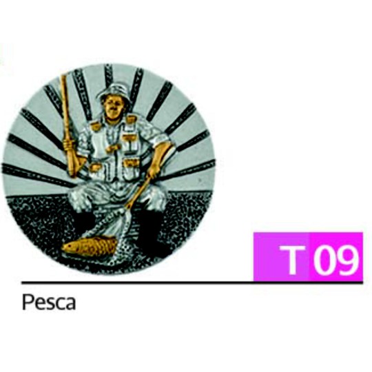 Disco Pesca Diam. 7 cm per Trofei