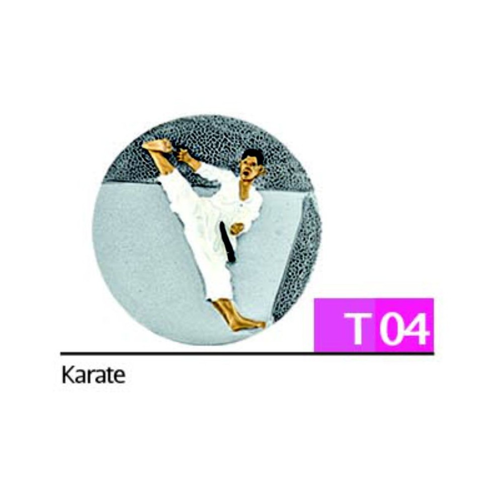 Karate Disc Diam. 7 cm for Trophies