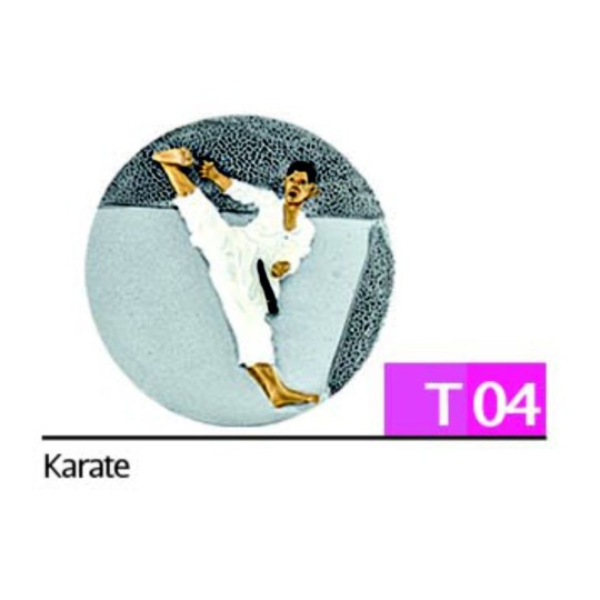 Disco Karate Diam. 7 cm per Trofei Disco Karate Diam. 7 cm per Trofei