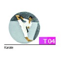 Disco Karate Diam. 7 cm per Trofei