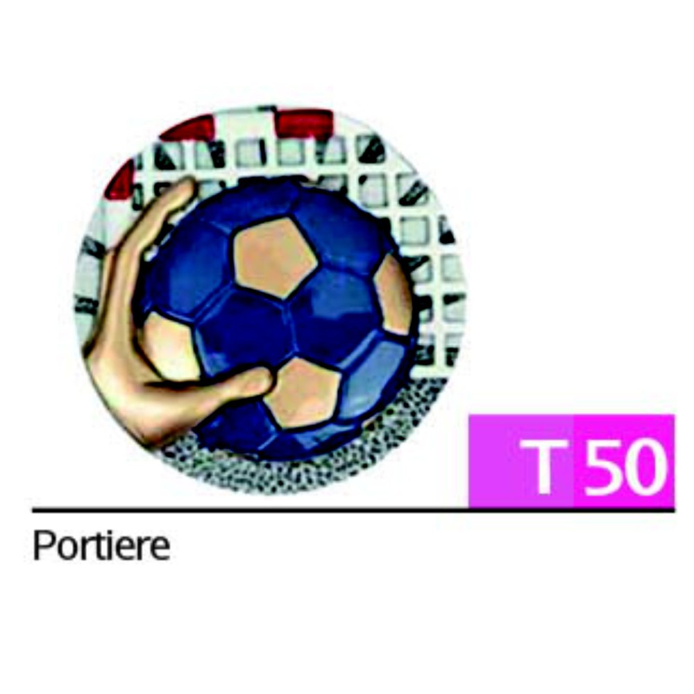 Goalkeeper Disc Diam. 7 cm for Trophies