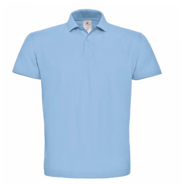 Men's Short Cotton Polo Shirt B&C