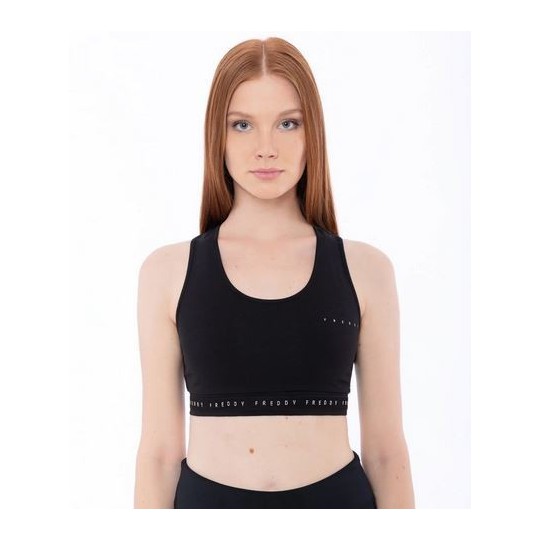 Top sportivo sostegno medio Donna Freddy