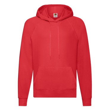 Men's LIGHT Hooded Sweatshirt Red